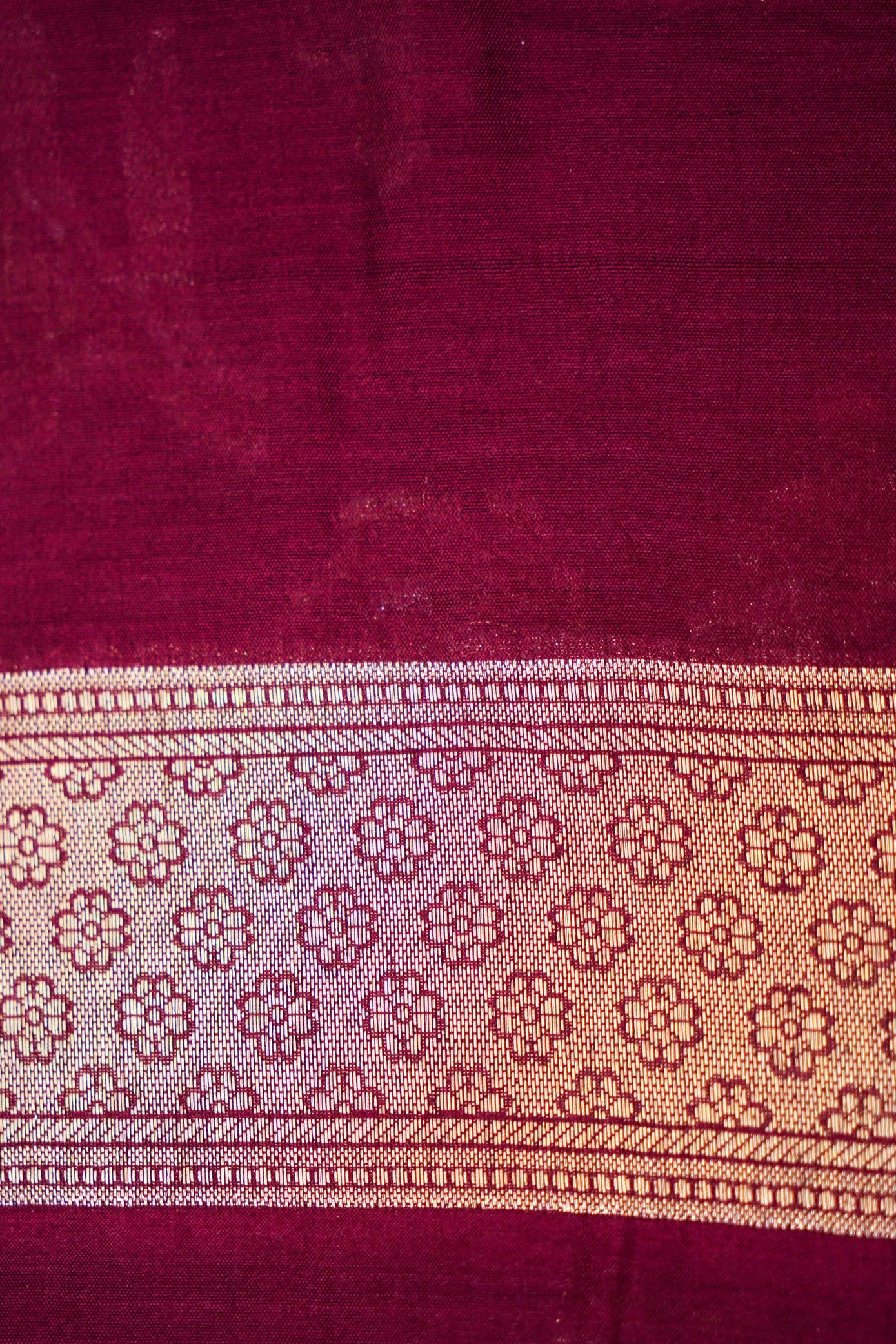 Pure Chinya Katan Silk Jaal Weaving Saree