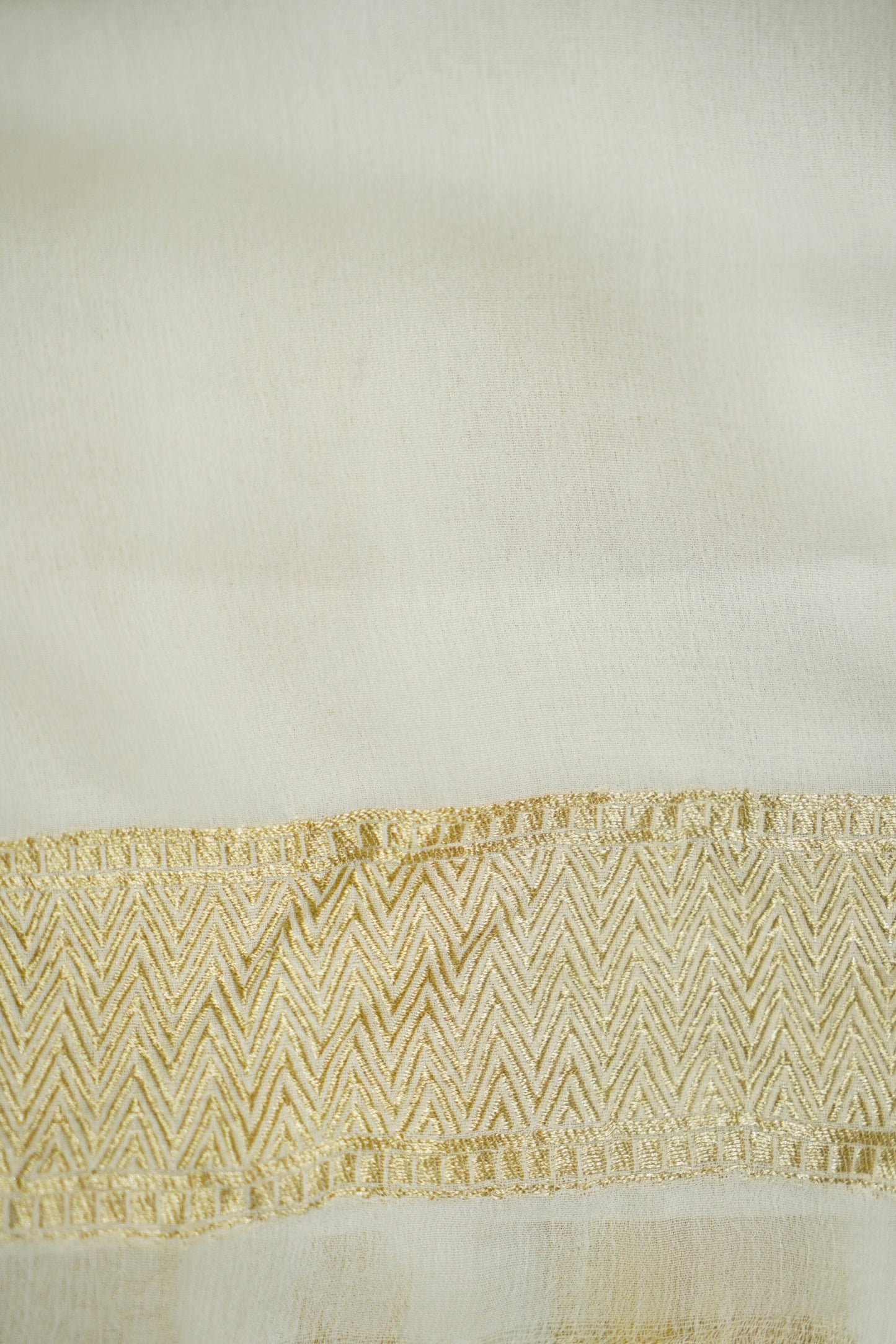 Pure Banarasi Khaddi Georgette Saree with Rangkat Pattern