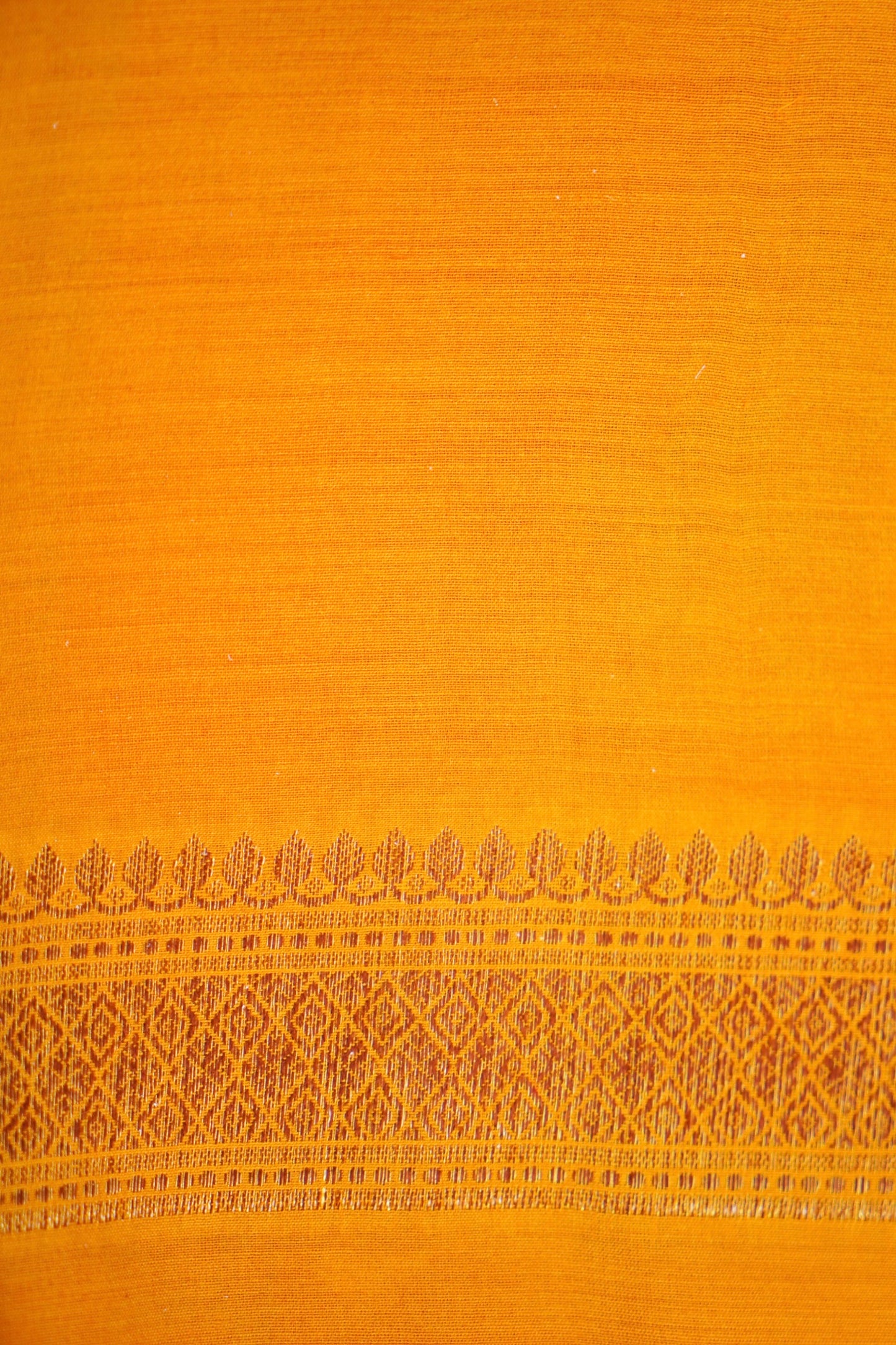 Pure Banarasi Munga Silk Saree with Rupa Sona Kadhiyaal Border