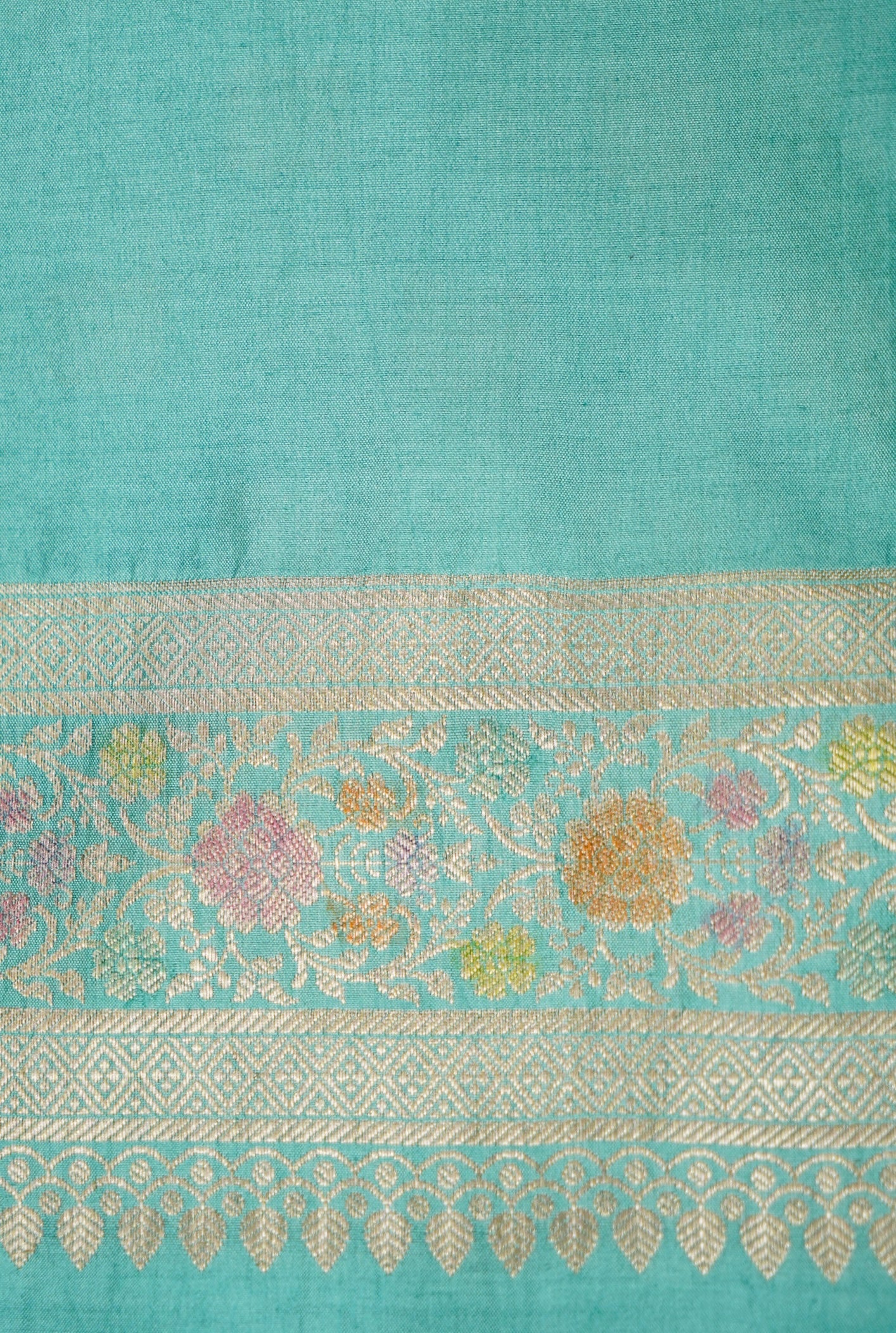 Pure Chinya Silk Saree with Minakari Weaving