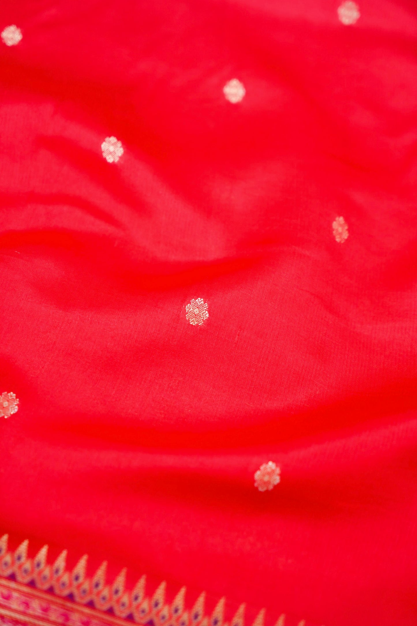 Pure Mango Katan Silk Saree with Jamewar Banarasi Border
