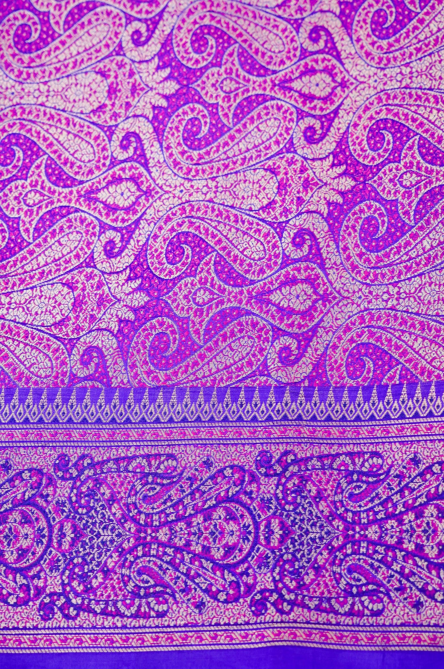 Pure Mango Katan Silk Saree with Jamewar Banarasi Border