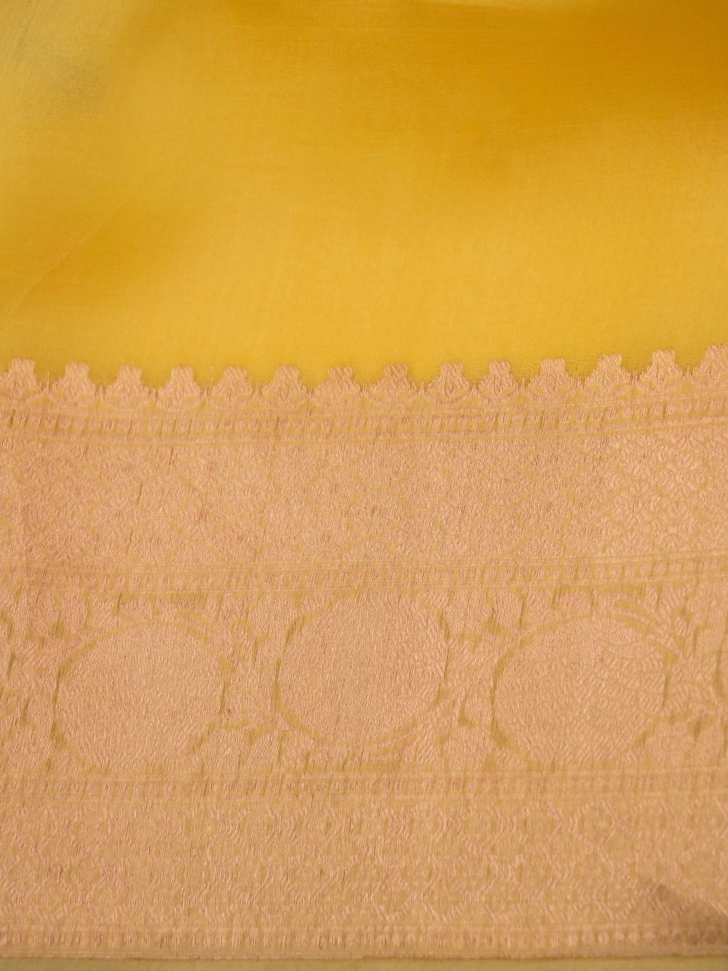 Handloom Banarasi Pure Kora Organza Saree with Kadhwa Buti Weaving