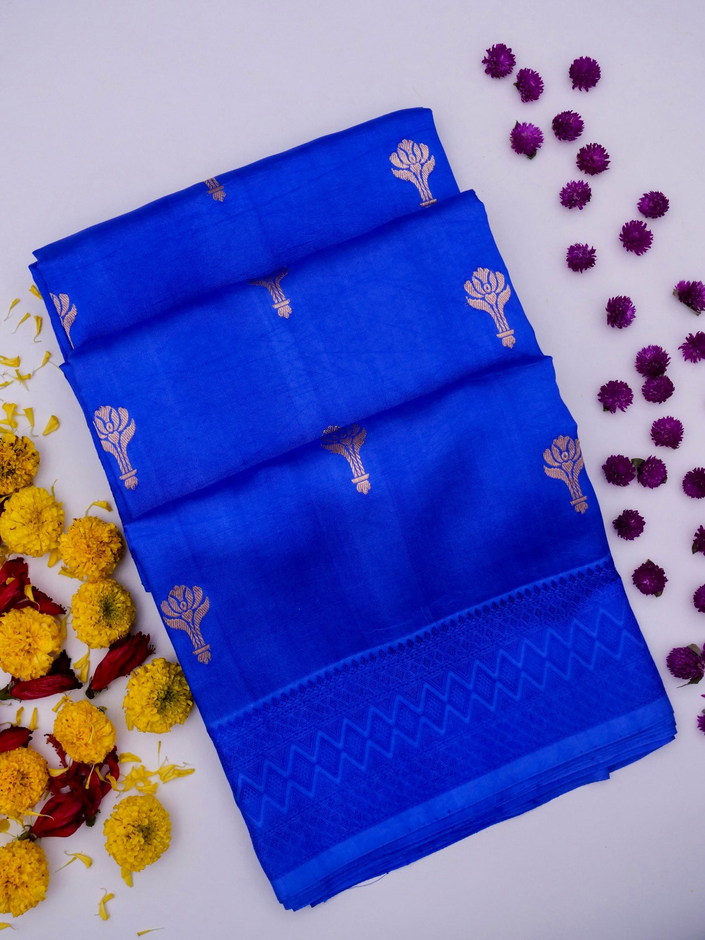 Pure Banarasi R Mango Katan Silk Saree with Full Kadhwa Buti By Kalakari