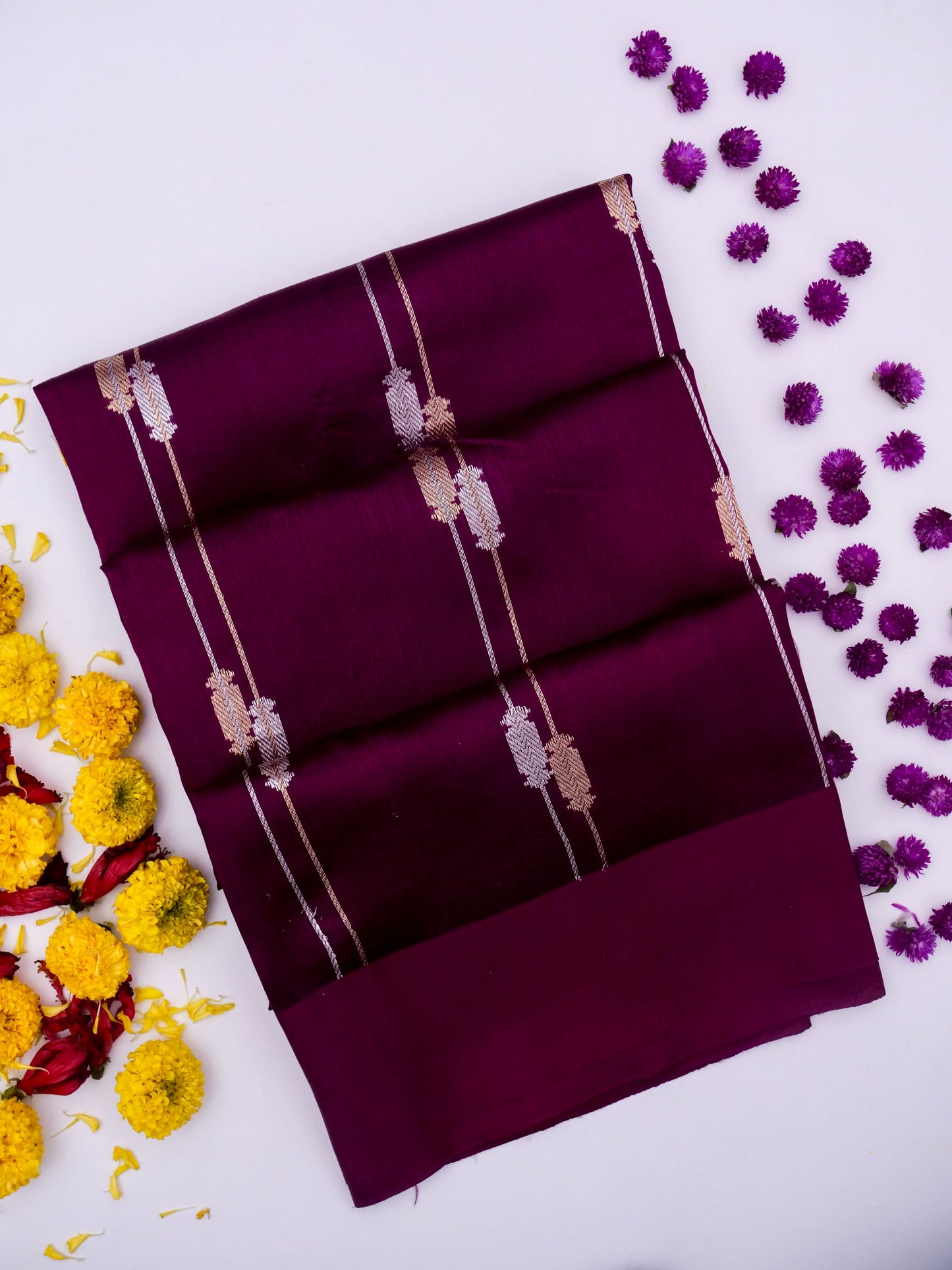 Pure Banarasi R Mango Katan Silk Saree with Full Kadhwa Buti By Kalakari