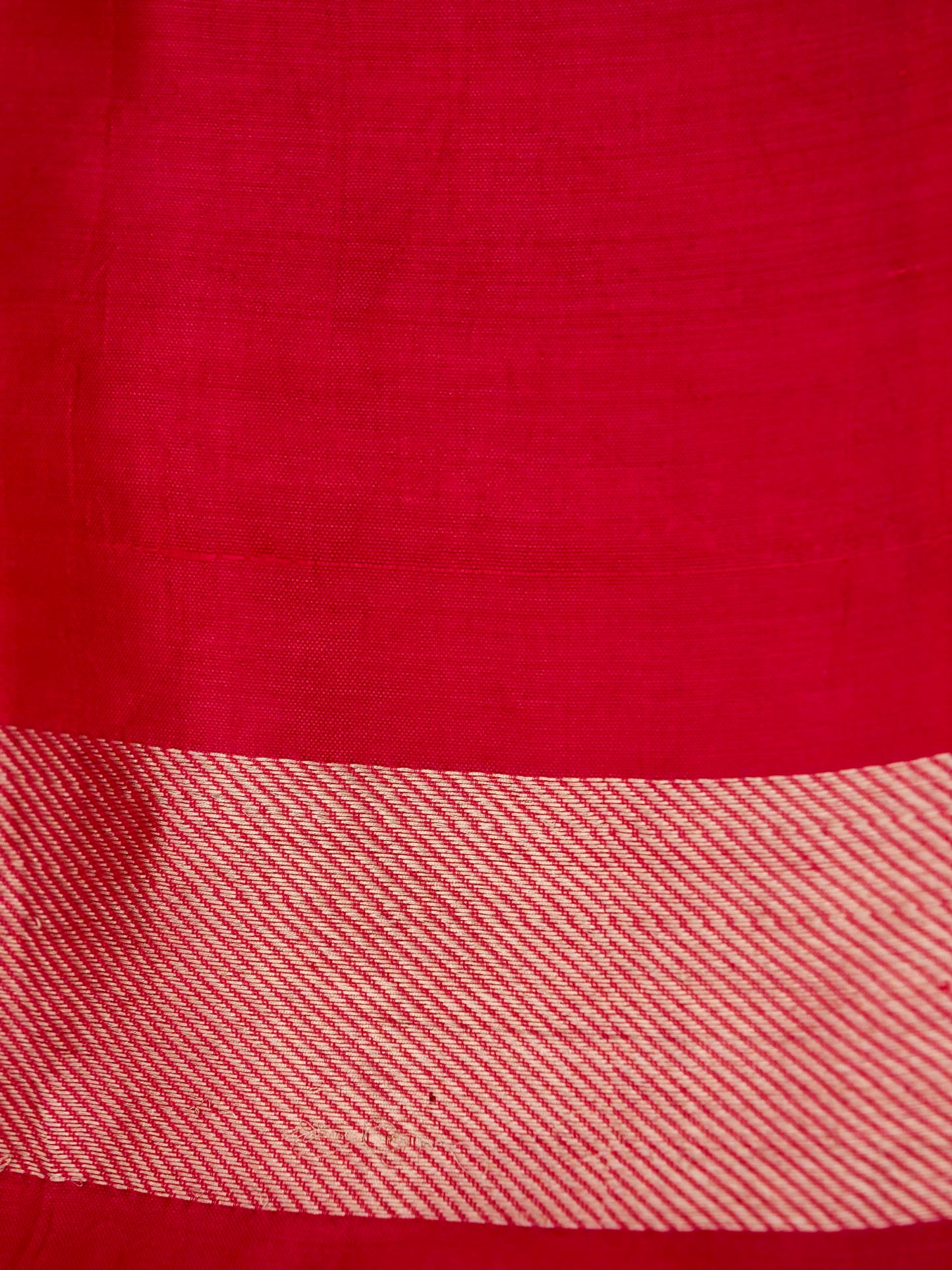 Pure Red Banarasi R Mango Katan Silk Saree