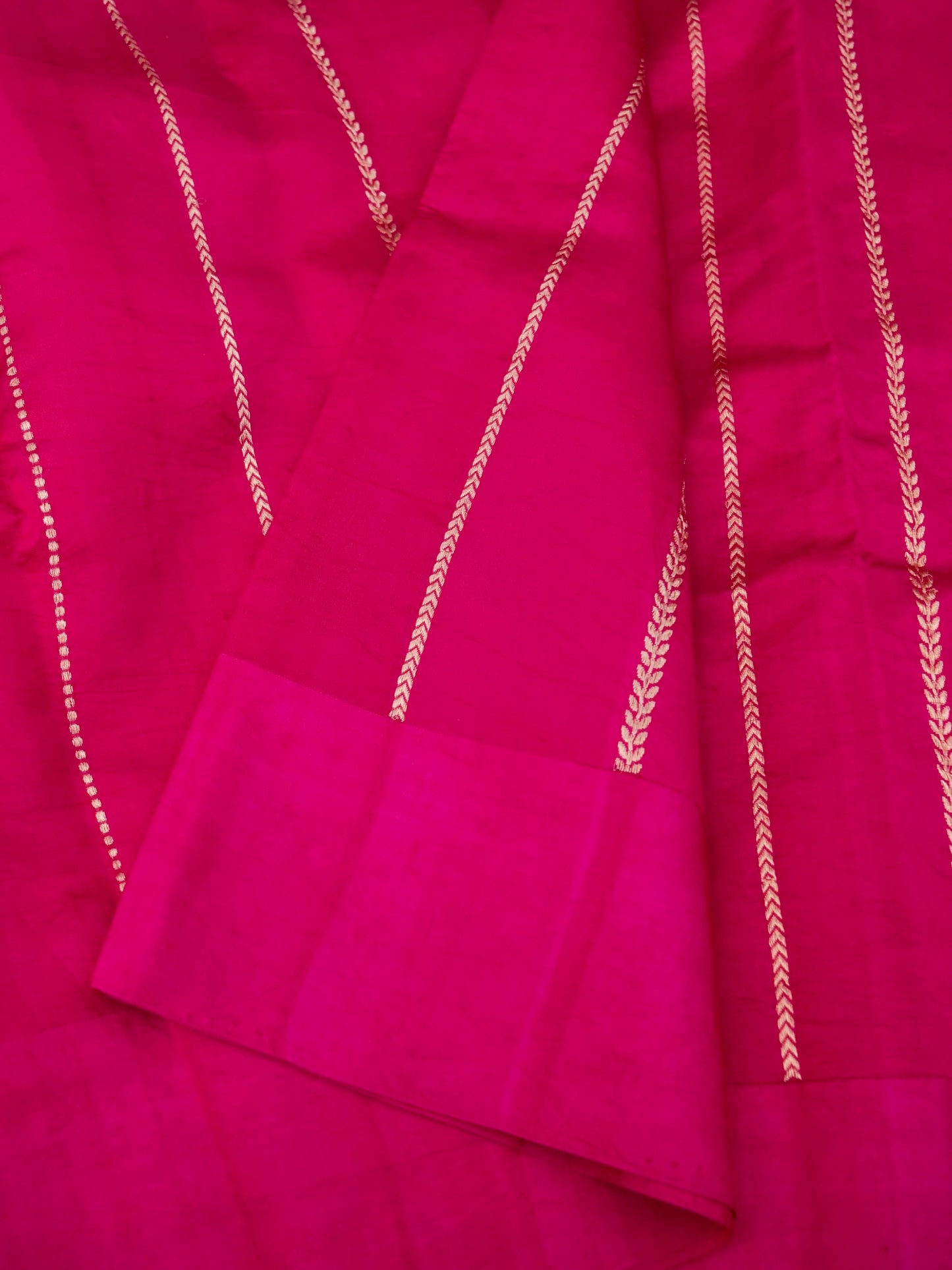 Pure Banarasi Mango Katan Silk Saree with Full Kadhwa Buti
