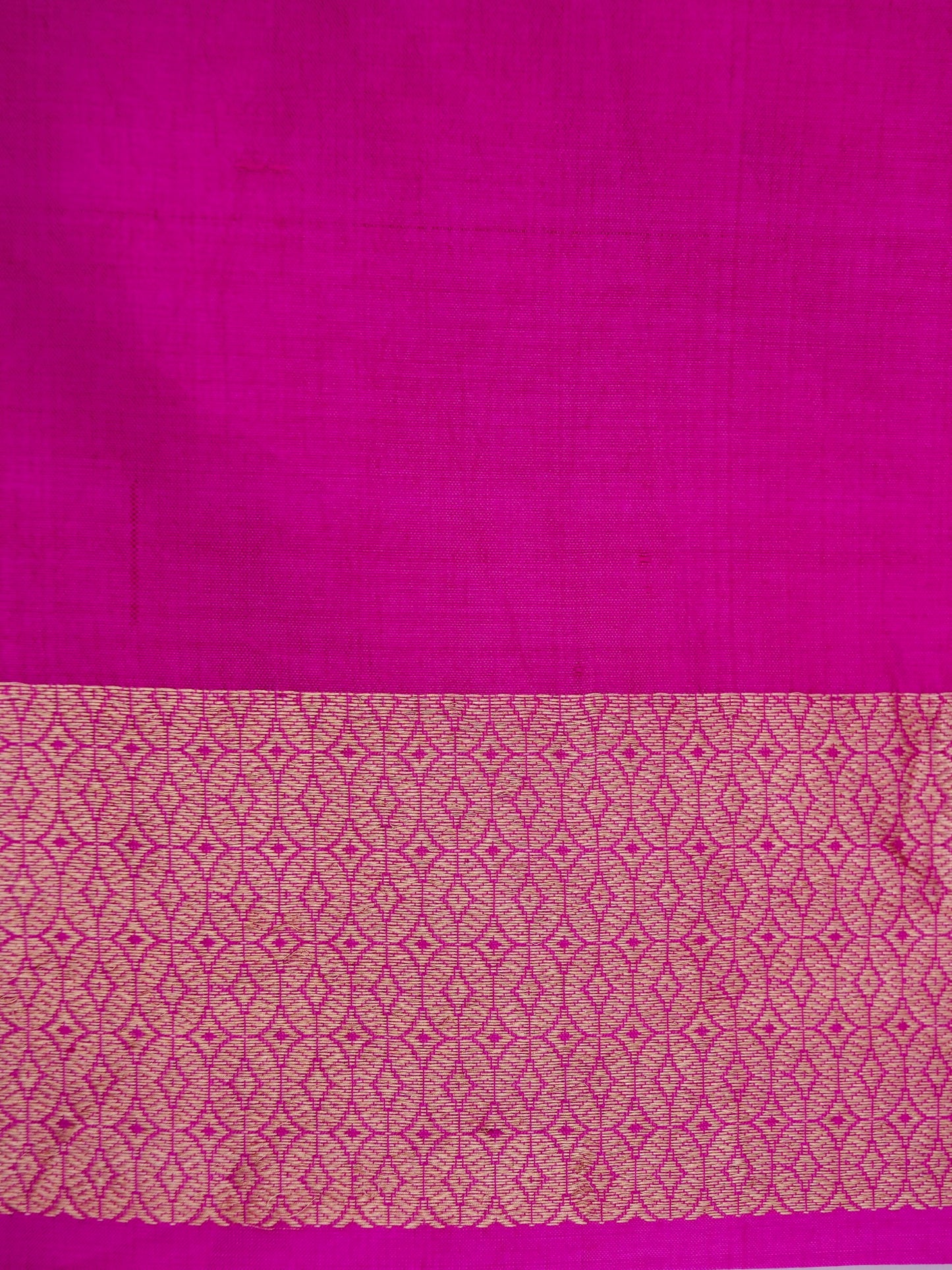 Pure Pink Banarasi Mango Katan Silk Saree with Kadhwa Buti Work