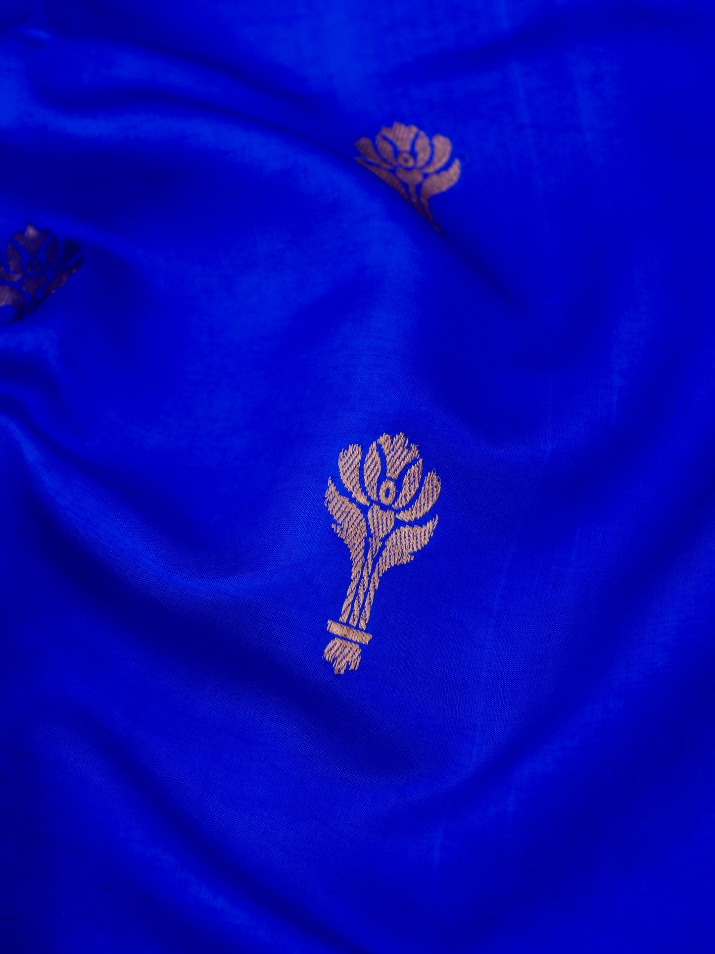 Pure Banarasi R Mango Katan Silk Saree with Full Kadhwa Buti