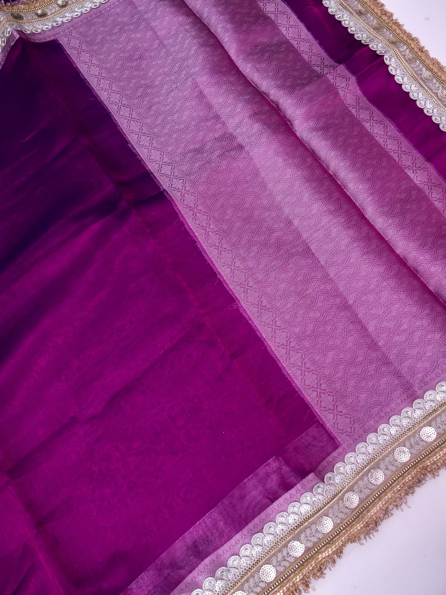 Banarasi Pure Tissue Silk Saree with Brocade Blouse
