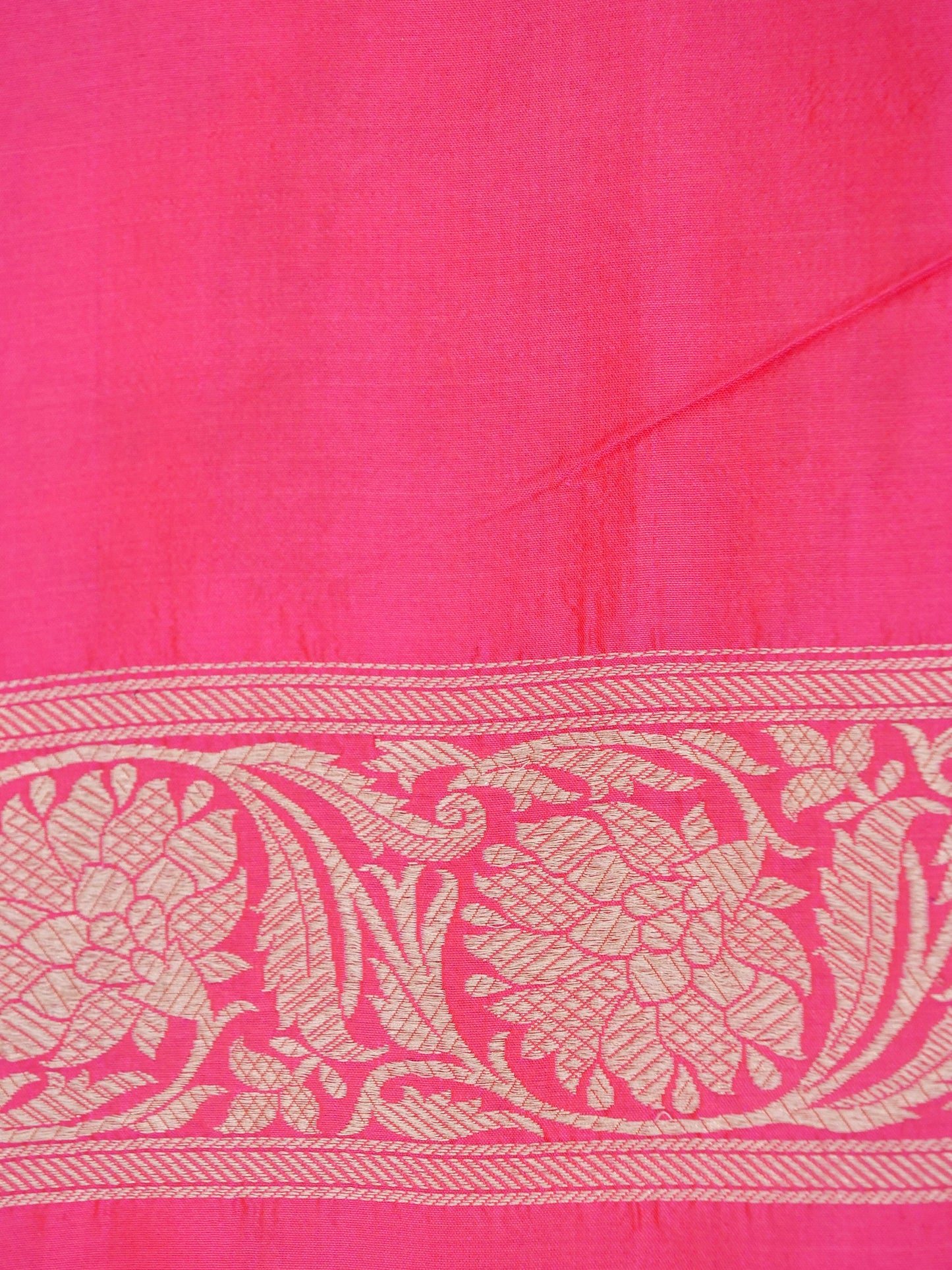 Banarasi Katan Silk Saree with Jangla Jaal and Cutwork Weave