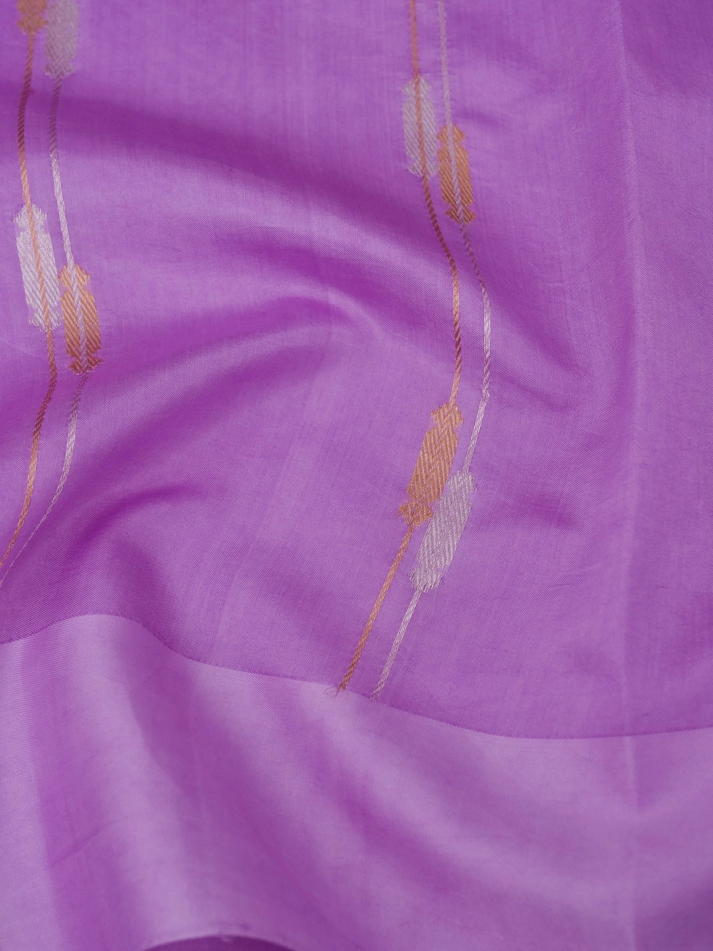 Mango Katan Silk Banarasi Saree with Handloom Kadhwa Buti