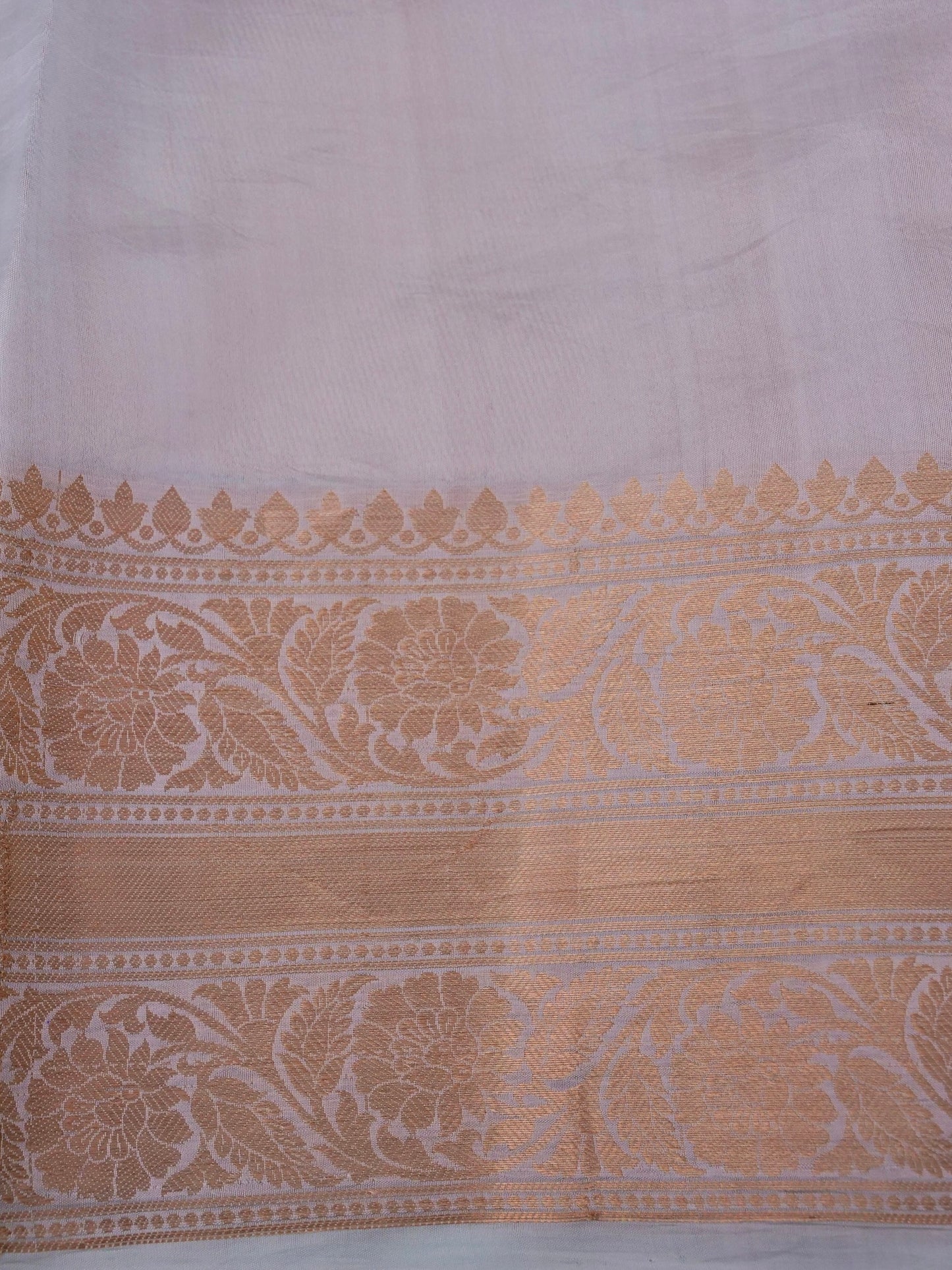 Pure Mango Katan Silk Banarasi Saree in Full Kadhwa Buti