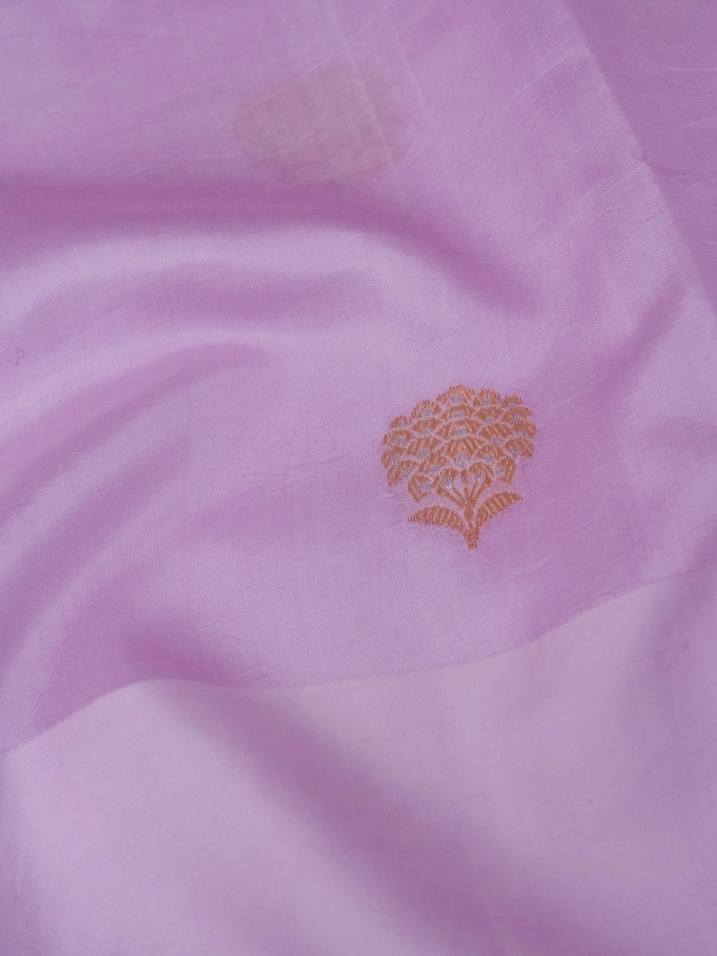 Pure Mango Katan Silk Banarasi Saree in Kadhwa Buti Work