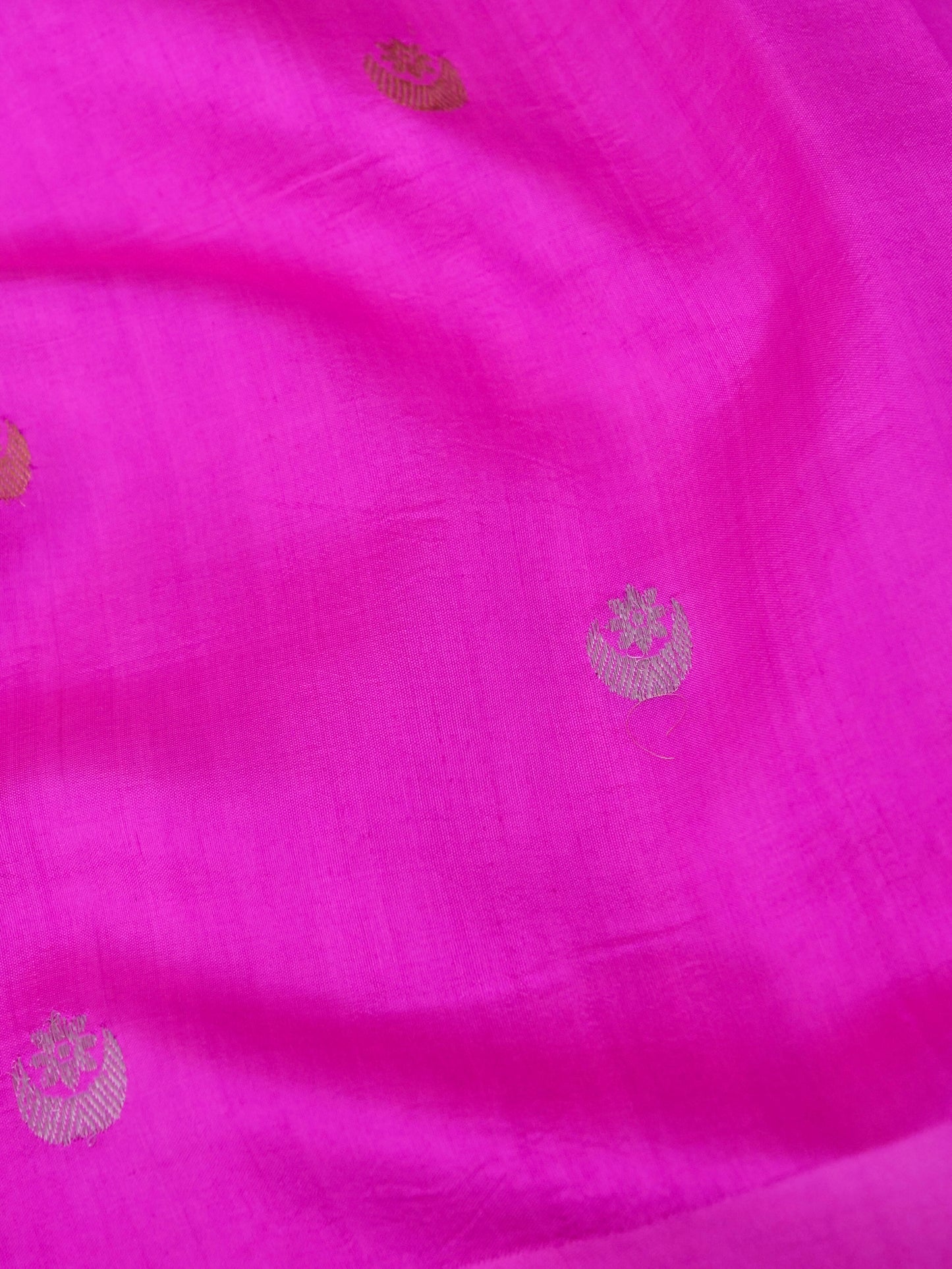 Pure Mango Katan Silk Banarasi Saree with Kadhwa Buti