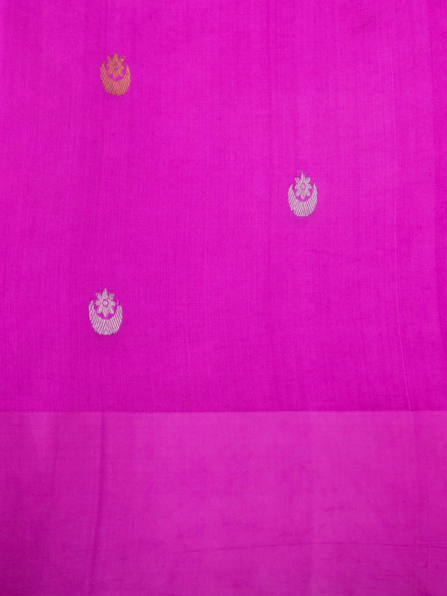Pure Mango Katan Silk Banarasi Saree with Kadhwa Buti