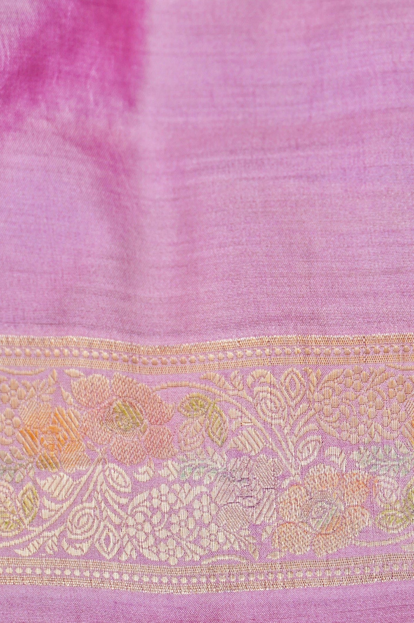 Pure Chinya Silk Banarasi Saree with Intricate Jaal Weaving