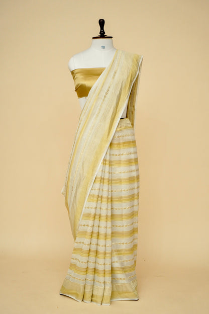 Pure Banarasi Khaddi Georgette Saree with Designer Rangkat Pattern