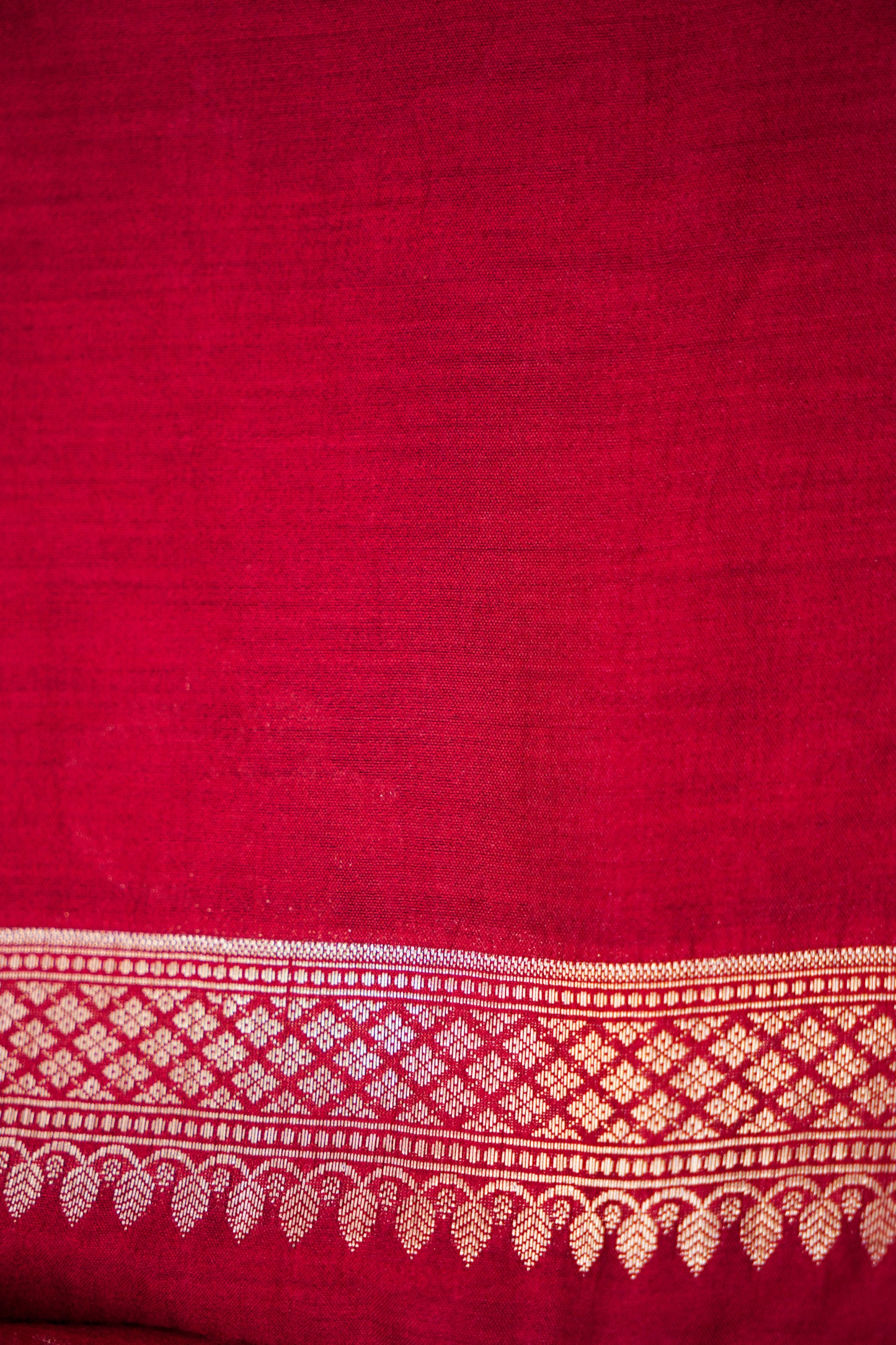 Pure Chinya Katan Silk Jaal Weaving Saree