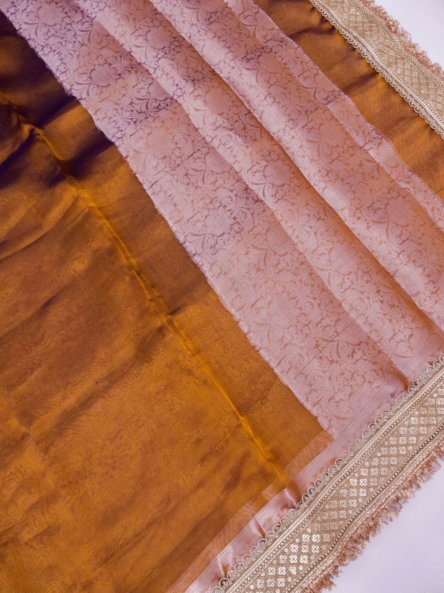 Banarasi Pure Tissue Silk Saree with Brocade Blouse