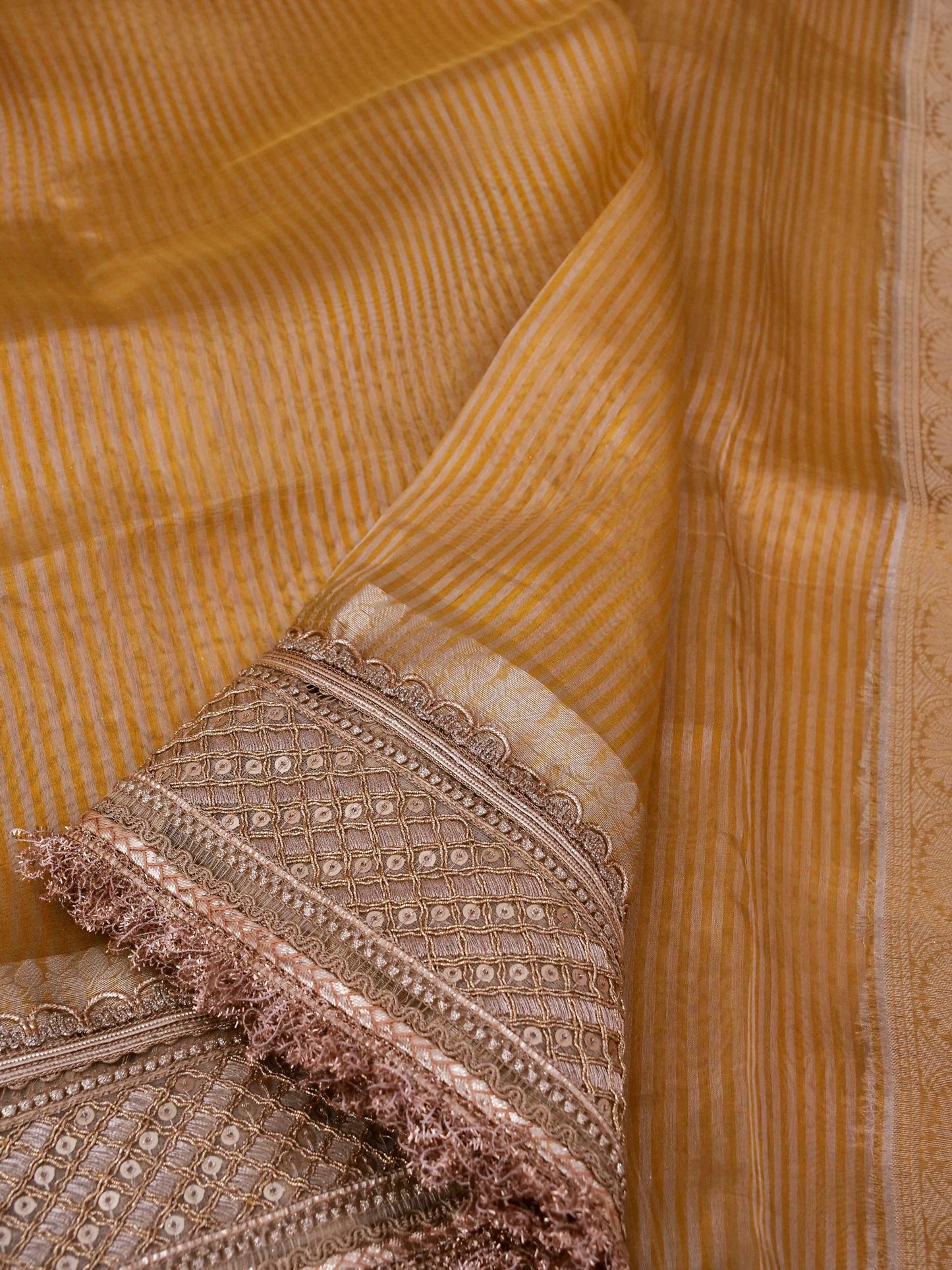 Banarasi Pure Tissue Silk Saree with Brocade Blouse